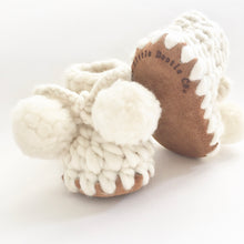 Load image into Gallery viewer, Merino Wool Booties Snow