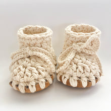 Load image into Gallery viewer, Cotton Booties Ivory