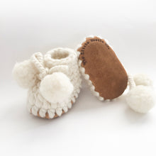 Load image into Gallery viewer, Merino Wool Booties Snow