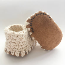 Load image into Gallery viewer, Cotton Booties Ivory