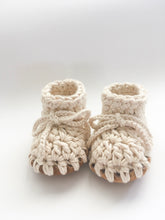 Load image into Gallery viewer, Cotton Booties Ivory