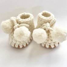 Load image into Gallery viewer, Merino Wool Booties Snow