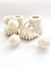 Load image into Gallery viewer, Merino Wool Booties Snow