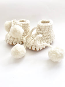 Merino Wool Booties Snow